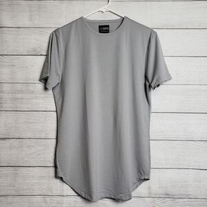 NWT Cuts Clothing Pyca Pro Elongated Short Sleeve Mens Granite Gray Tee Small‎